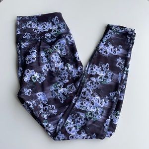 Fabletics PowerHold 7/8 leggings black + violet